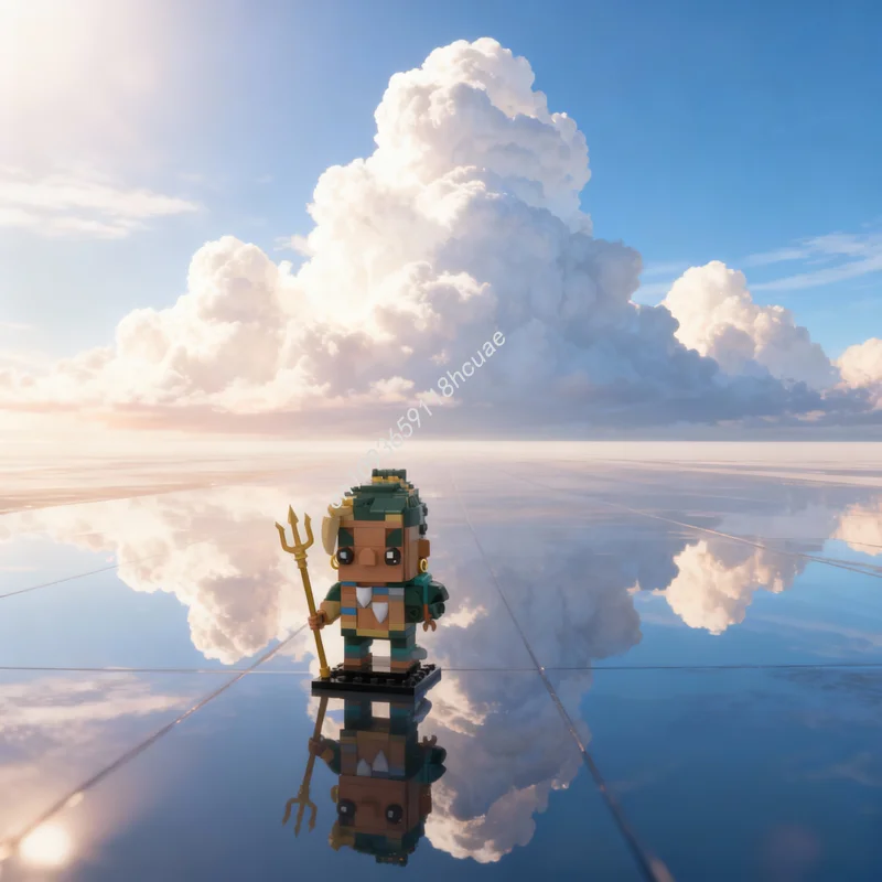 

Набор строительных блоков MOC Marvelled Rivals Namor Brickheadz, 196 деталей, модель для сборки, рождественский подарок, конструктор, игрушка для творчества и обучения