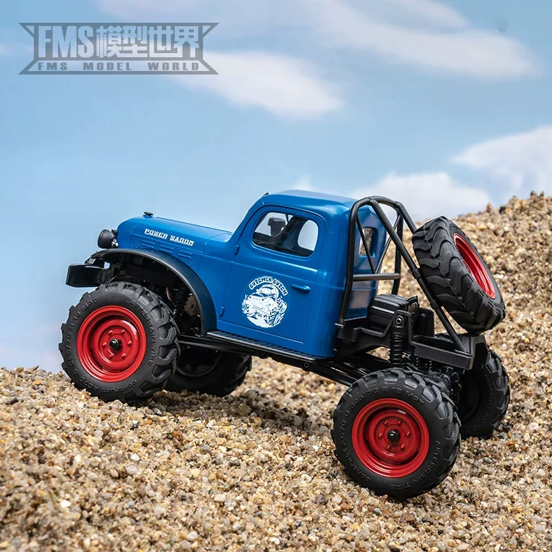 

Радиоуправляемая модель внедорожника Fms 1/24 Xiaoqi Half Truck 4WD с переменной скоростью, электрическим приводом, для бездорожья, игрушка-подарок