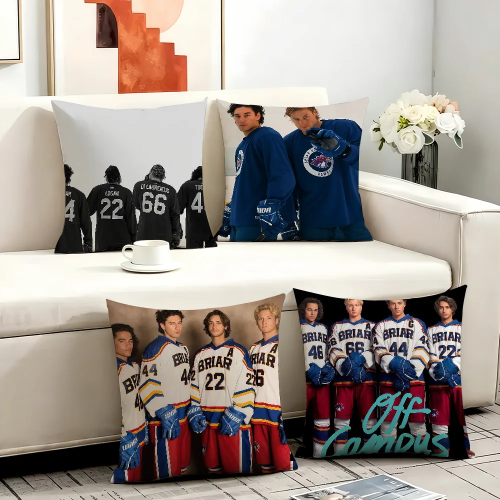 Love TV O-Off campus cushion cover Comfortable Decorative For Bedroom Living room Dormitory Picnic and Holiday Decoration