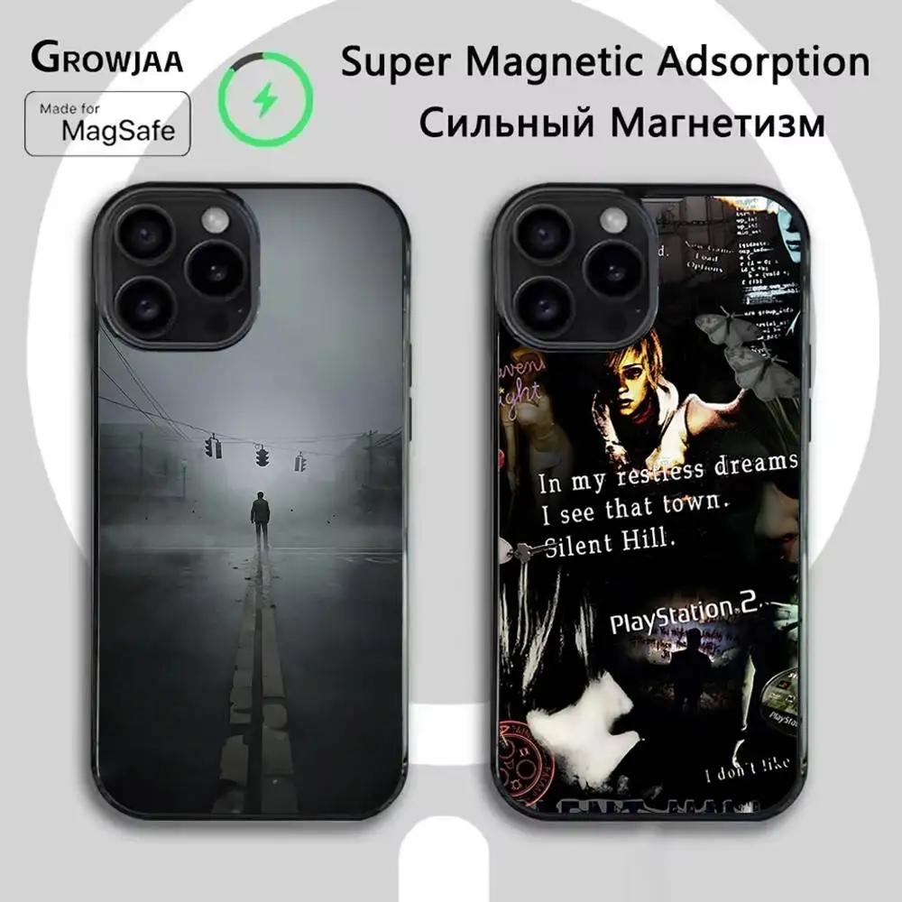 

S-Silent Horror Hill Game Phone Case For iPhone 16e,16,15,14,13,12,11,Plus,Pro,Max,Mini Magsafe Magnetic Wireless Charging