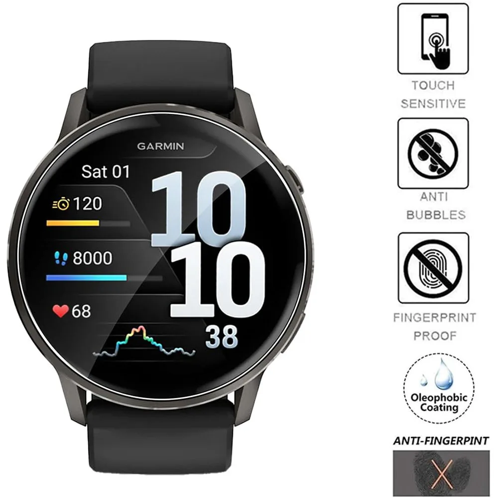 BEHUA 3 uds película de hidrogel para Garmin Venu 4 41mm/45mm Smartwatch HD cubierta protectora de pantalla suave transparente películas protectoras no de vidrio