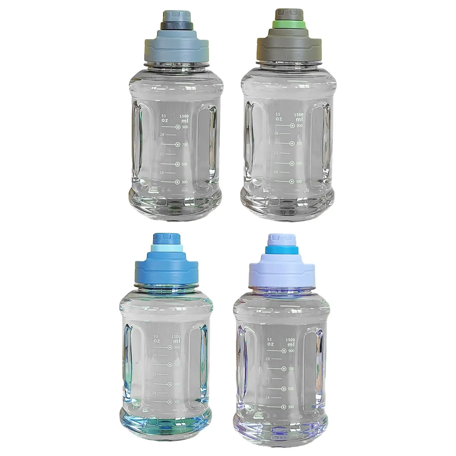 Man Water Bottle 1500ml Fitness Accessories Large Capacity Gym Water Bottle