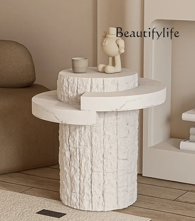 

Living Room Sofa Side Table Design Light Luxury New Creative Corner Table B & B Quiet Style Tea Table