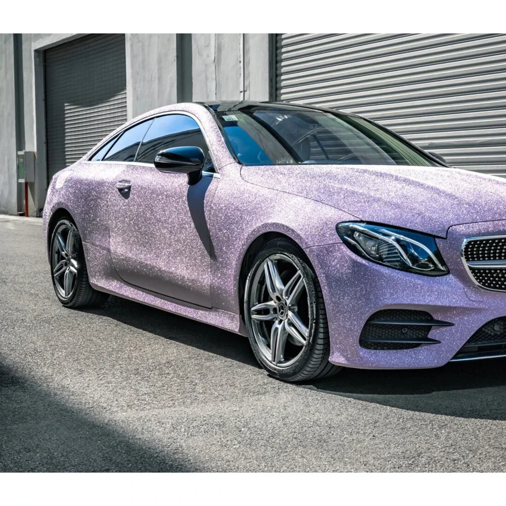 Glitter Flash Diamond Car Vinyl Wrap Film Multi Color Matte Sticker Auto Body Decal