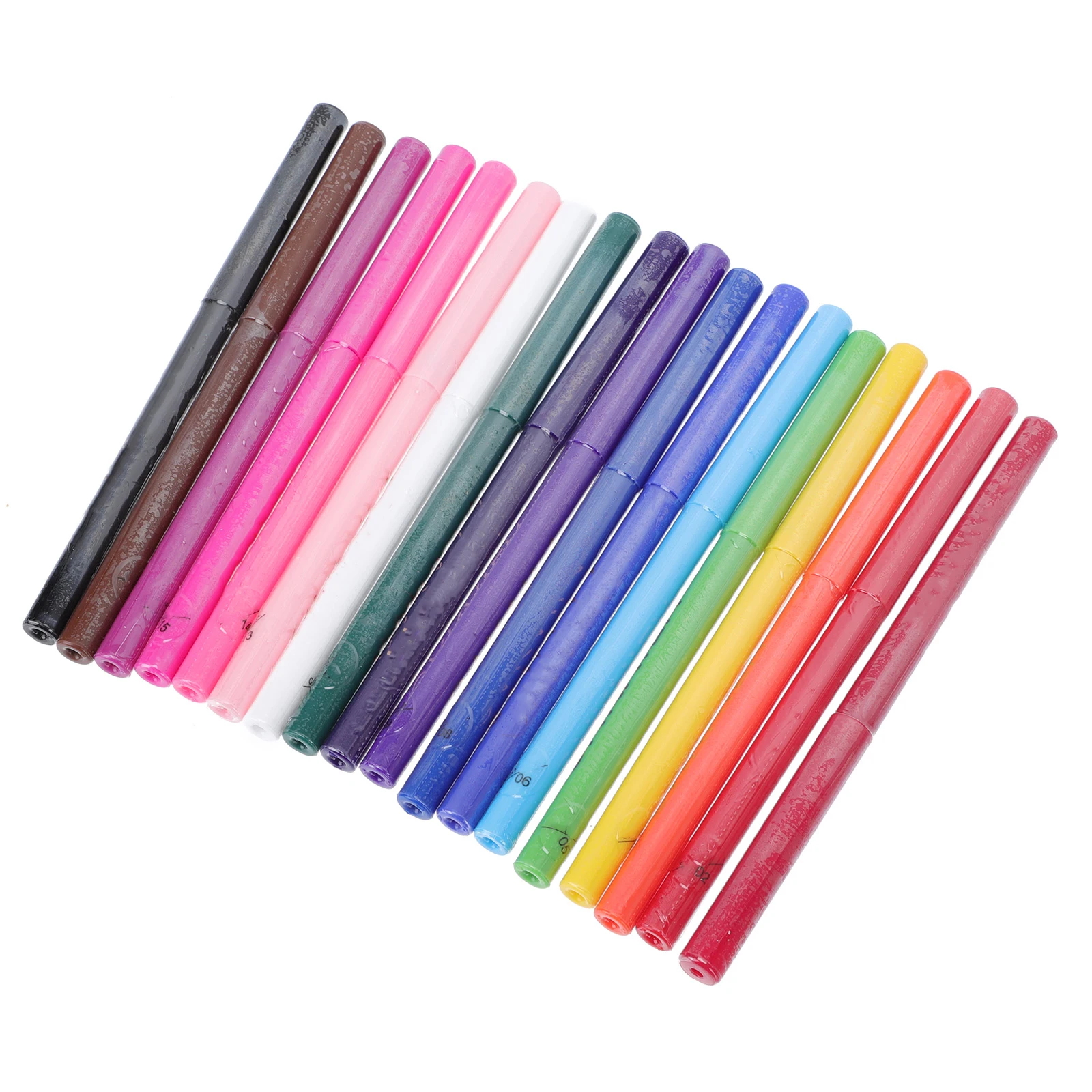 

18 Pcs Eyeliner Pencils Colorful Waterproof Eye Makeup Accessories Compact Size Easy to Carry Store Beauty Shop Personal Home