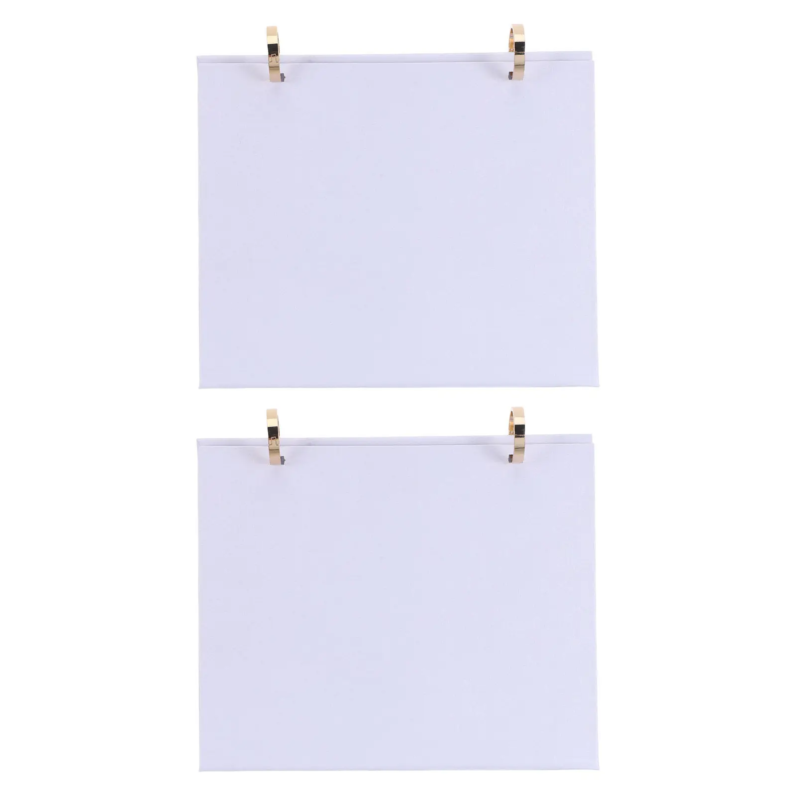 

4 Pieces Multifunctional Calendar Clip Holder Strong Wire O-Ring for Office Supplies Notebook Insert Smooth Page Turn