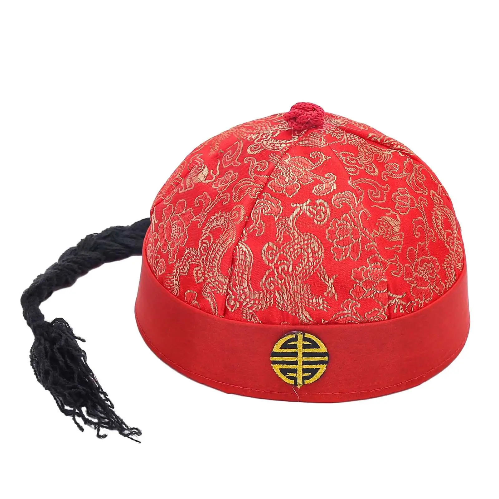 ポニーテール付き中国の装飾用帽子、装飾的な天使の帽子、qing Ear Hat
