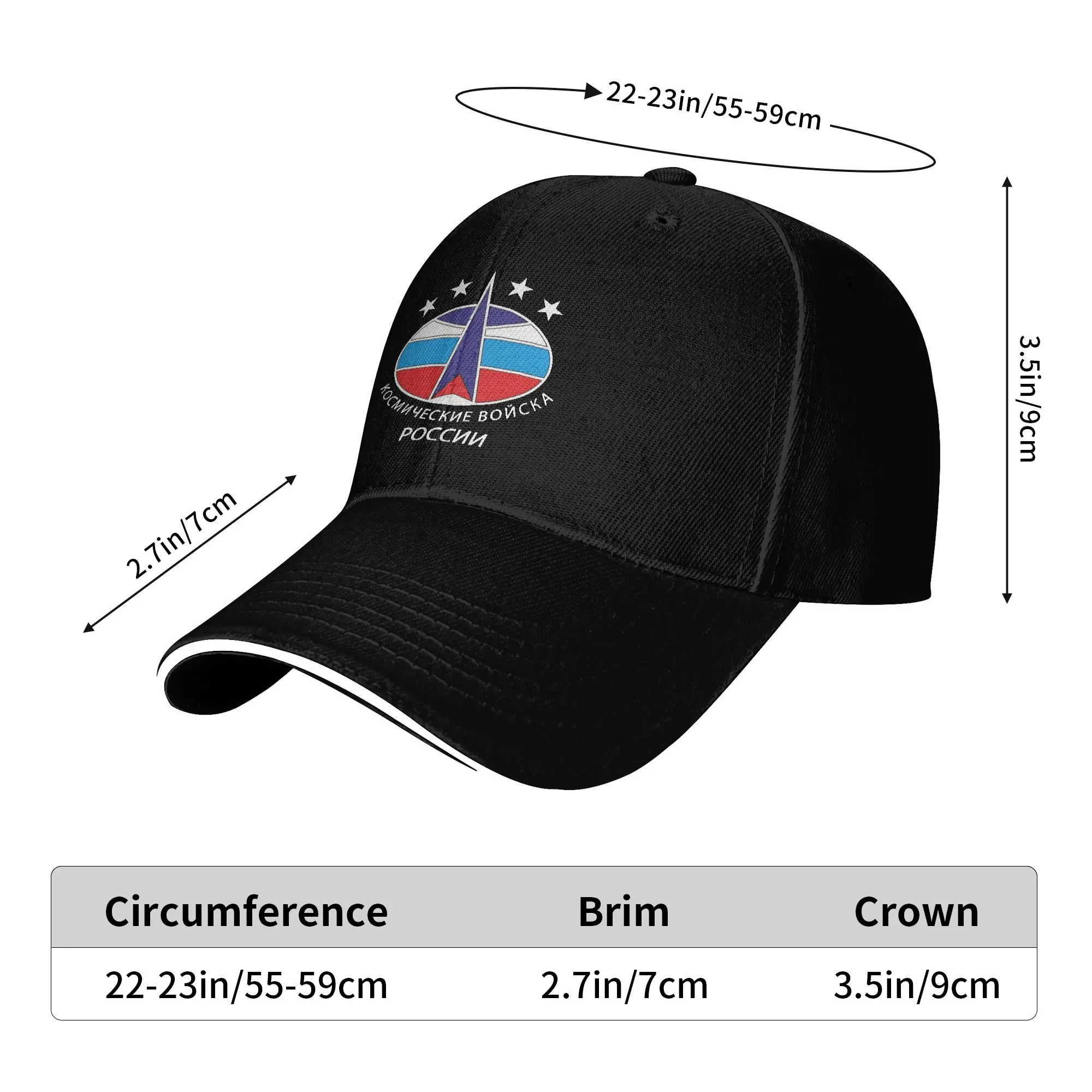 Russian Space Forces Russia Space Force Sun Baseball Cap Summer Men  Sun-Proof Fashion Hiking Fishing Baseball Caps
