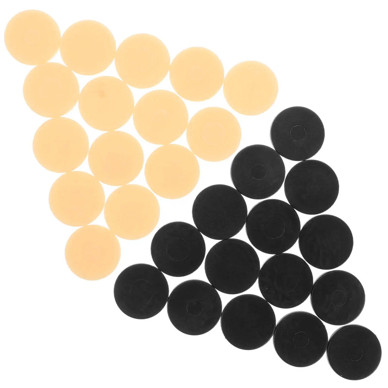 

32Pcs Round Plastic Checkers Pieces Fine Craftsmanship Durable Portable Chess Game Accessories Checkers Pieces Only