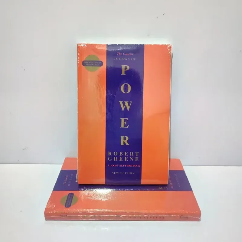 Libro conciso en inglés de las 48 reglas del poder para adultos, libro de motivación política y de legos, de Robert gentley