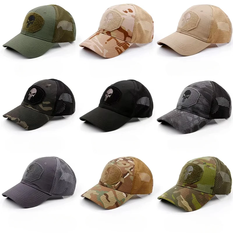 Baseball Caps Camouflage Tactical Army Combat Paintball Basketball Football Adjustable Classic Snapback Sun Hats Men