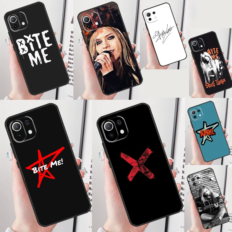 Singer Avril Lavigne Case For POCO X3 X5 F5 Pro M5 M5s F4 X4 GT F3 Xiaomi 11T 12T 13T 13 Pro 12 Lite 12X Coque