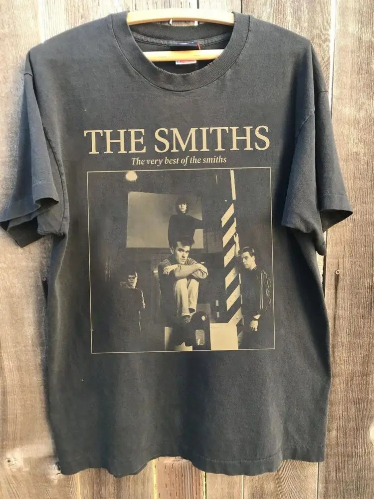 Chemise The Smiths, T-shirt unisexe noir en coton The Smiths S-5XL VN2630