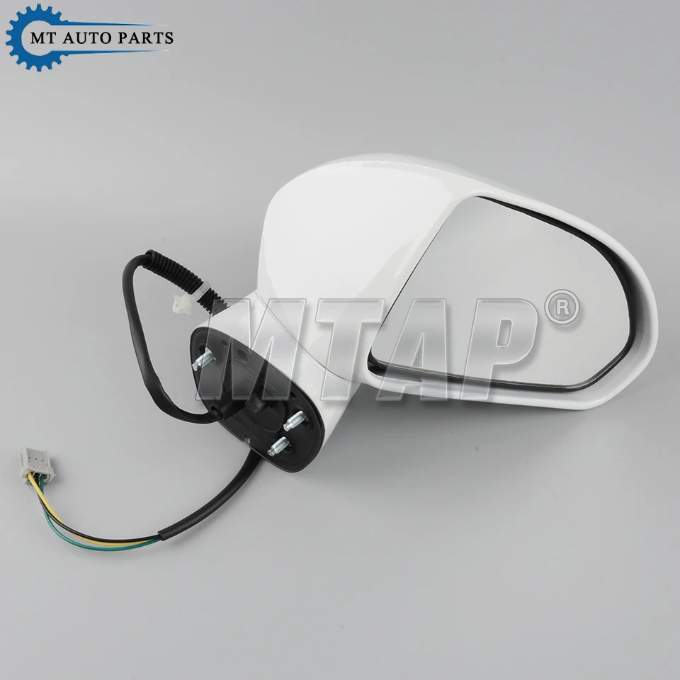 MTAP Car Exterior Door Rearview Mirror Assy 3Pins Heated For Honda Fit/JazzGD 2003 2004 2005 2006 2007 2008 For City/Fit Saloon