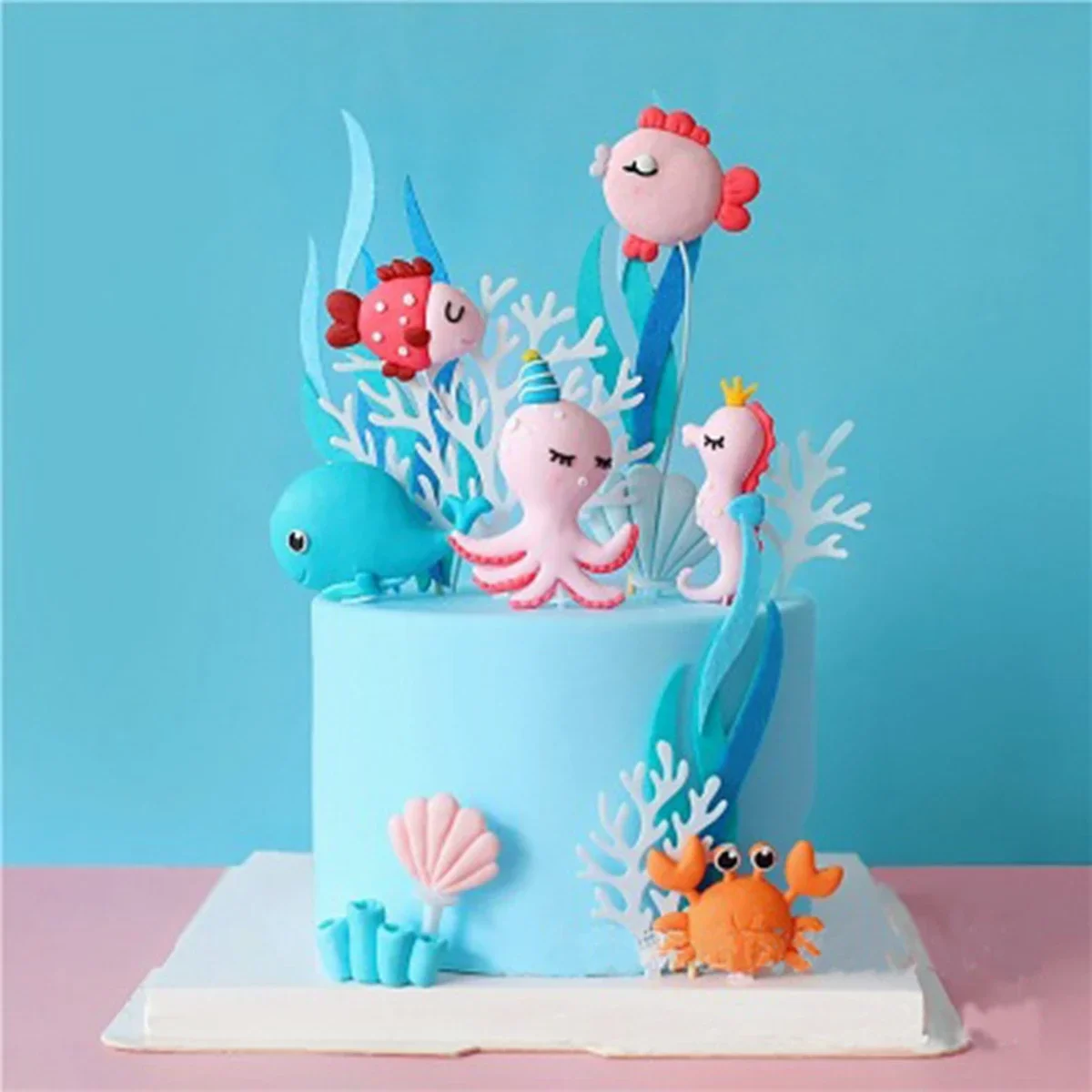 Ocean Party Cartoon Animals Slap Bracelets Shark Dolphin Under The Sea Party Sea Creatures Mermaid Kids Birthday Party Gifts