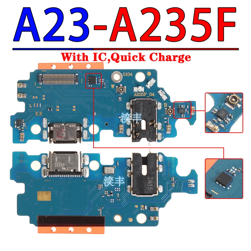 Charging Board For Samsung Galaxy A03 Core A03S A13 A23 A33 A53 A04E A04S A14 A24 A34 A54 4G 5G USB Dock Connector Fast Port