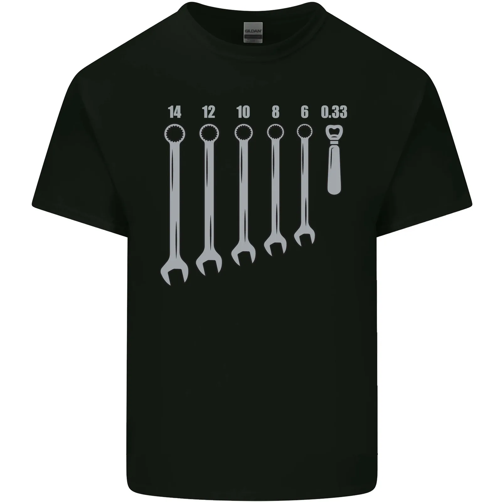 Beer Spanners Funny Mechanic Alcohol Diy Mens Cotton T-Shirt Tee Top