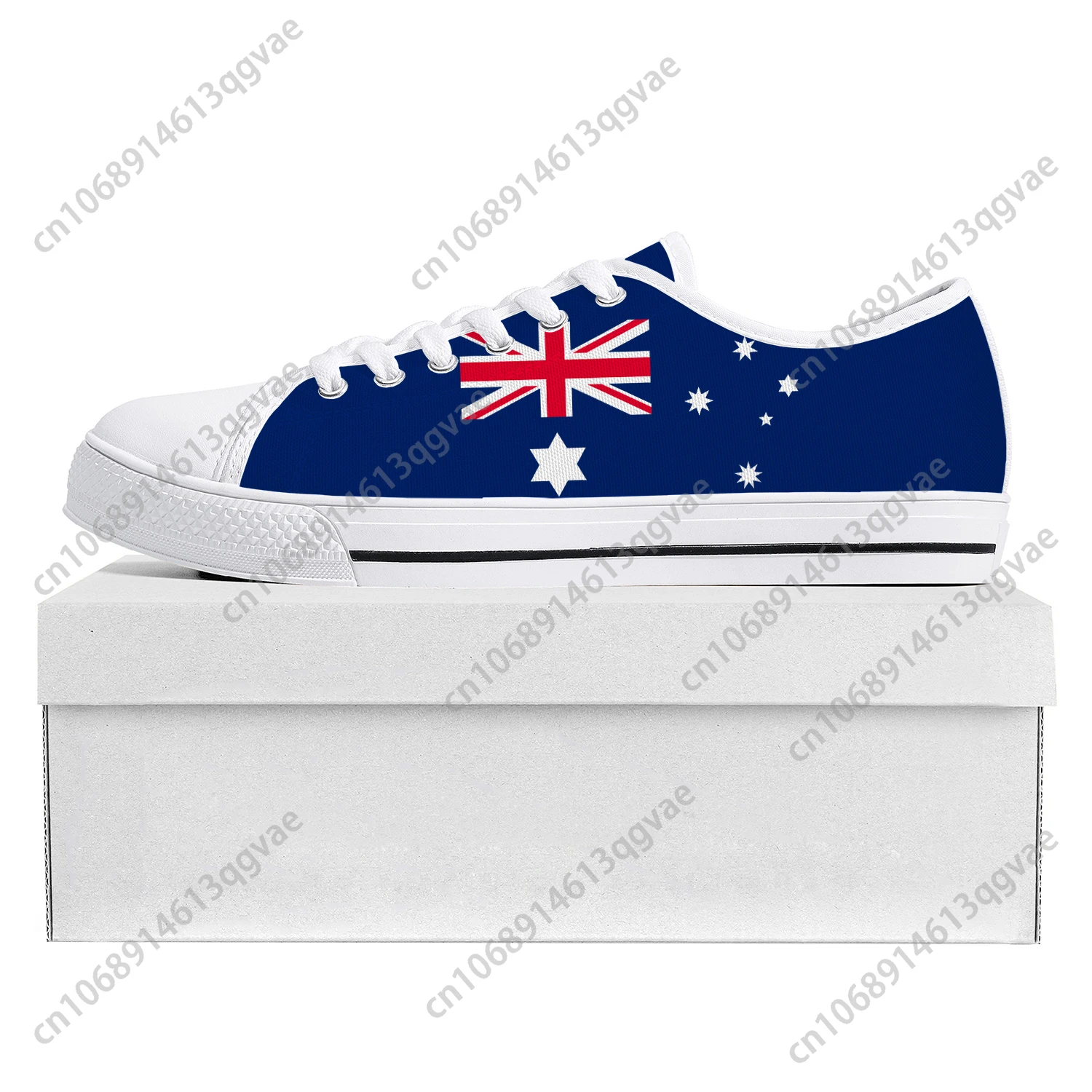 Australian Flag Low Top High Quality Sneakers Mens Womens Teenager Canvas Sneaker Prode Casual Couple Shoes Custom Shoe