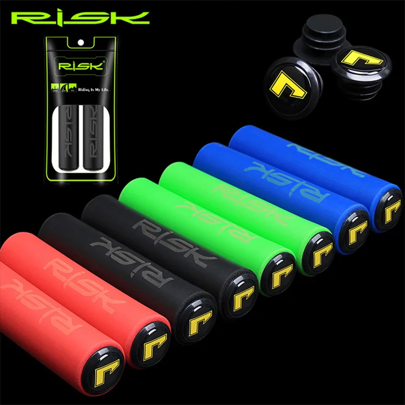 AliExpress NONE RISK Ultralight Anti-skid Soft Bike Handlebar Grips for BMX MTB Cycling Accessories - Non-slip Bicycle Grips Handle Cuffs Cover