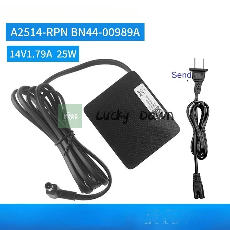 هذا محول الطاقة مناسب لـ S24D390HL. الموديل: A2514-RPN، BN44-00989A. الجهد: 14 فولت. التيار: 1.79 أ. الطاقة: 25 واط.