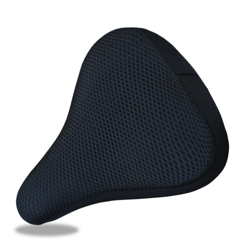 Mountain Bike 3D Saddle Cover Thick Breathable Super Soft Bicycle Seat Cushion Silicone Sponge Gel Bike Seat Bicycle Accessories