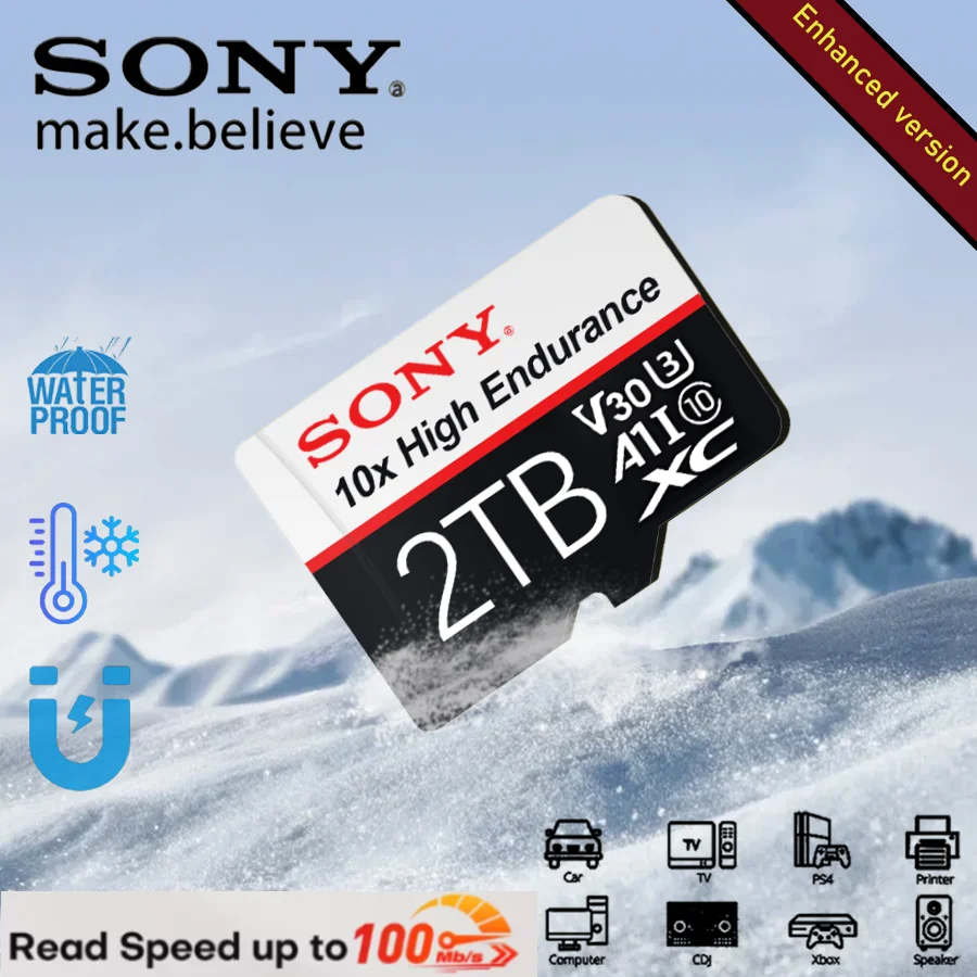 SONY Class10 Memory Card High Speed Mini SD Card  64GB 128GB 256GB 512GB 1TB 2TB TF Flash Card