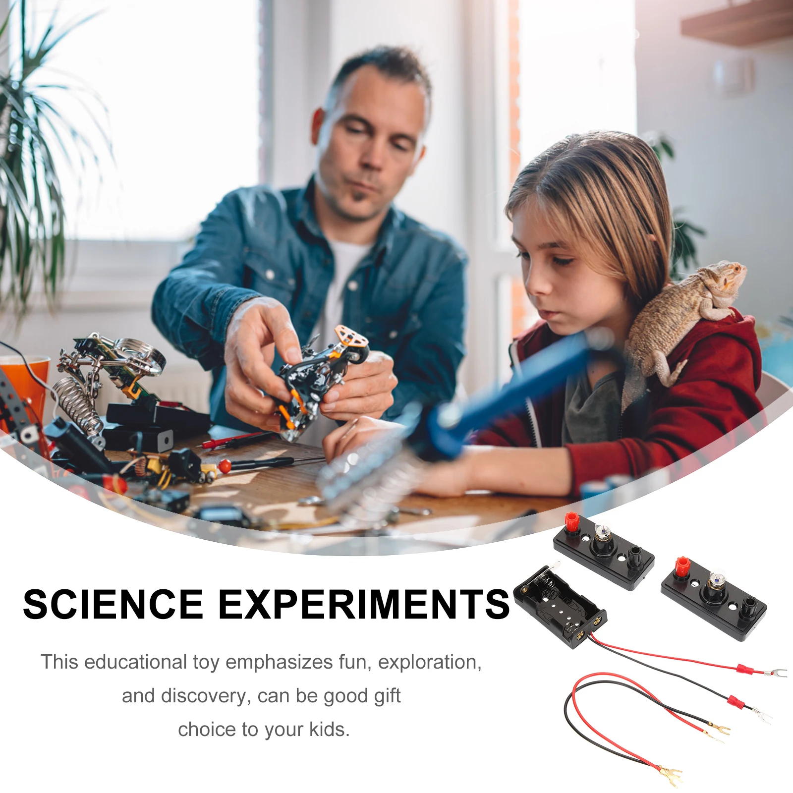 

Circuit Experiment Kit Light Bulb Board Tool Kids Kits Student Tools for