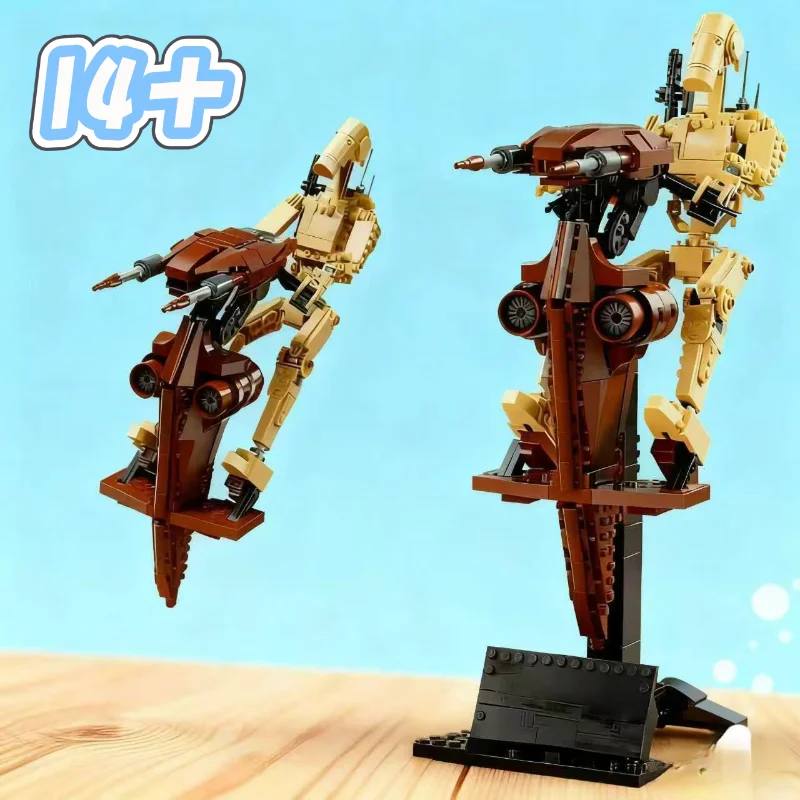 

1088PCS Space Battle FIT 75428 Droid with STAP Building Blocks Model Bricks UCS Toy For Kids Adults Christmas Birthday Gifts