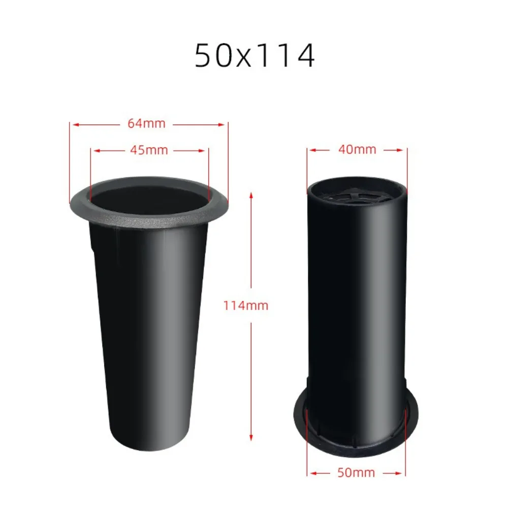 Speaker Vent Accessories Plastic Bass Reflex Tube Black DIY Speaker Port Tube Reflex Tube