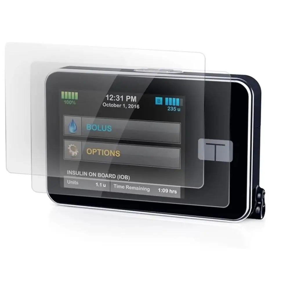 2pcs NEW Flexible Insulin Pumps Screen Protector Anti-Scratch Anti-Fingerprint Screen Protector HD Protection Film Insulin Pumps