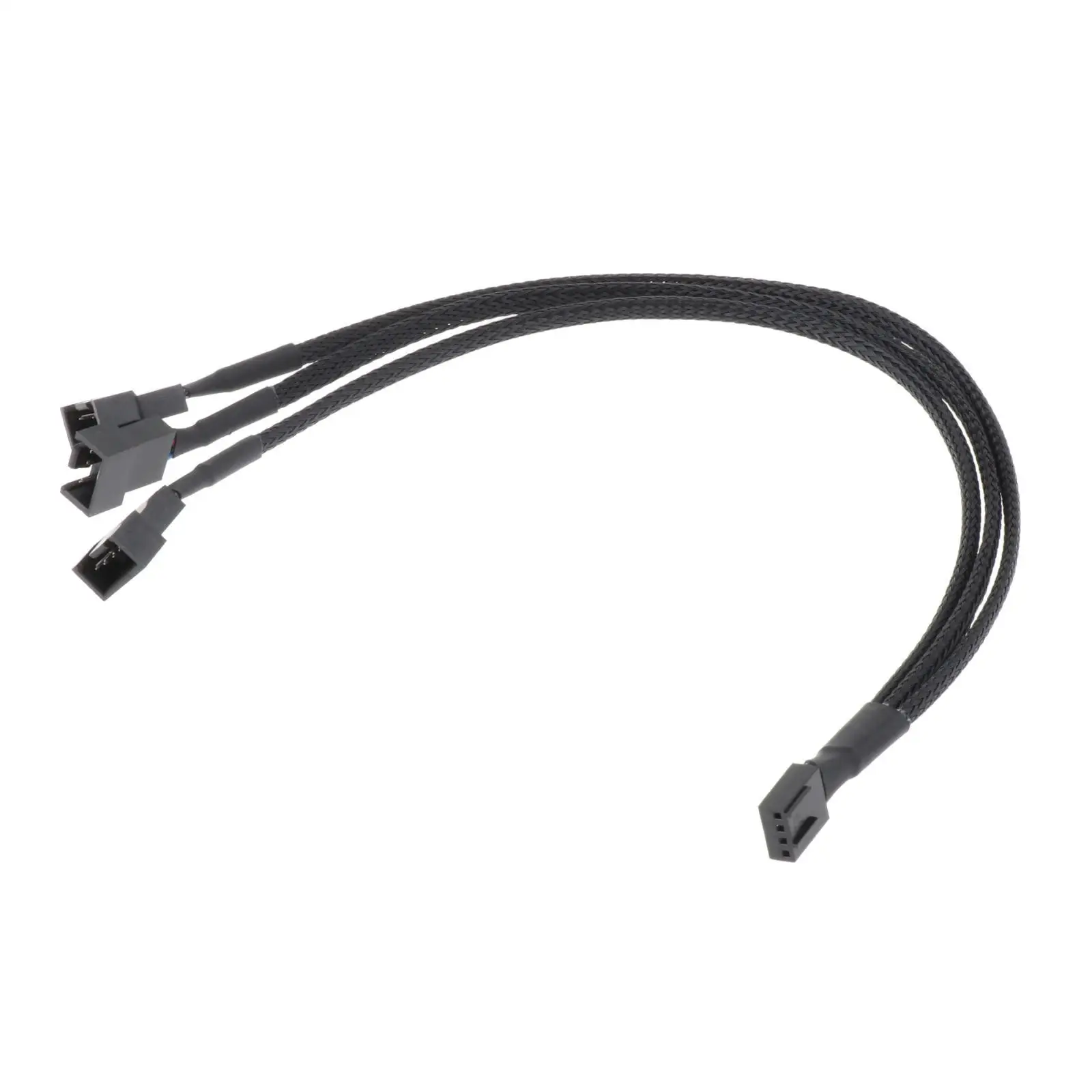 4 Pin PWM Splitter Cable พัดลม PWM สายไฟ 1 ถึง 3 Way สําหรับเคสคอมพิวเตอร์