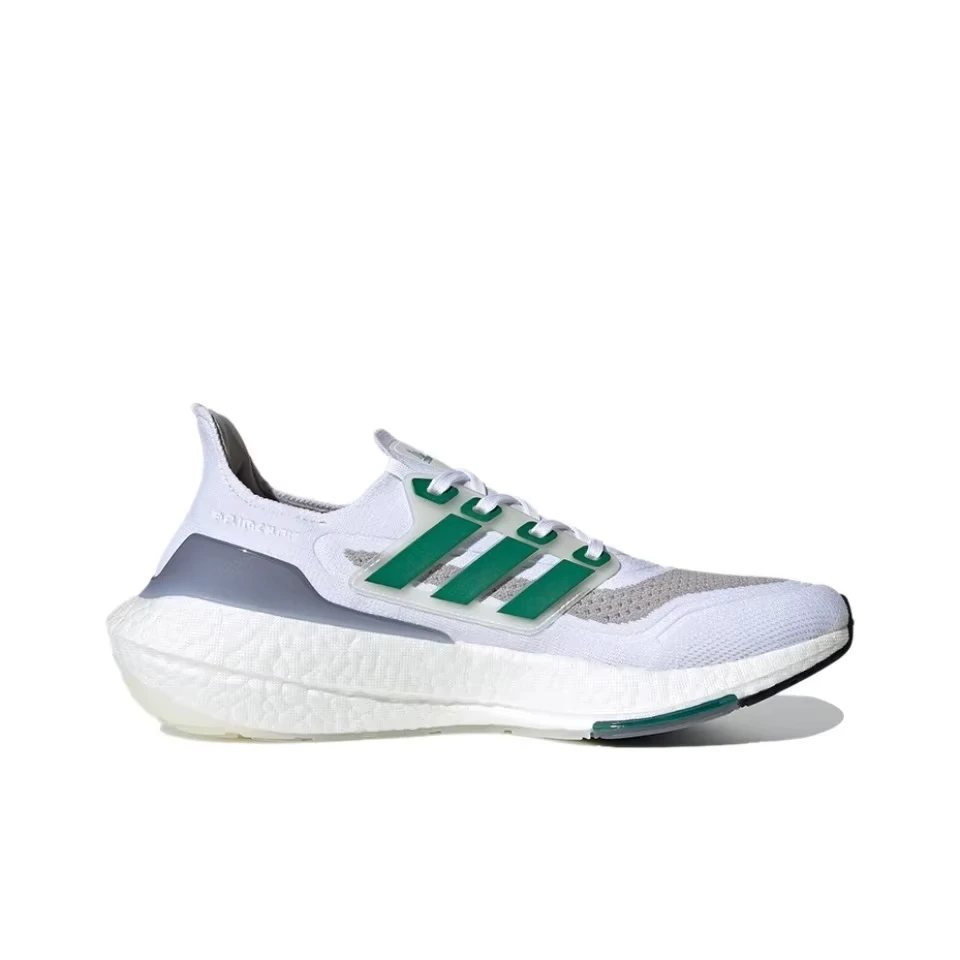 Adidas Ultra Boost 21 White Sub Green FZ2326