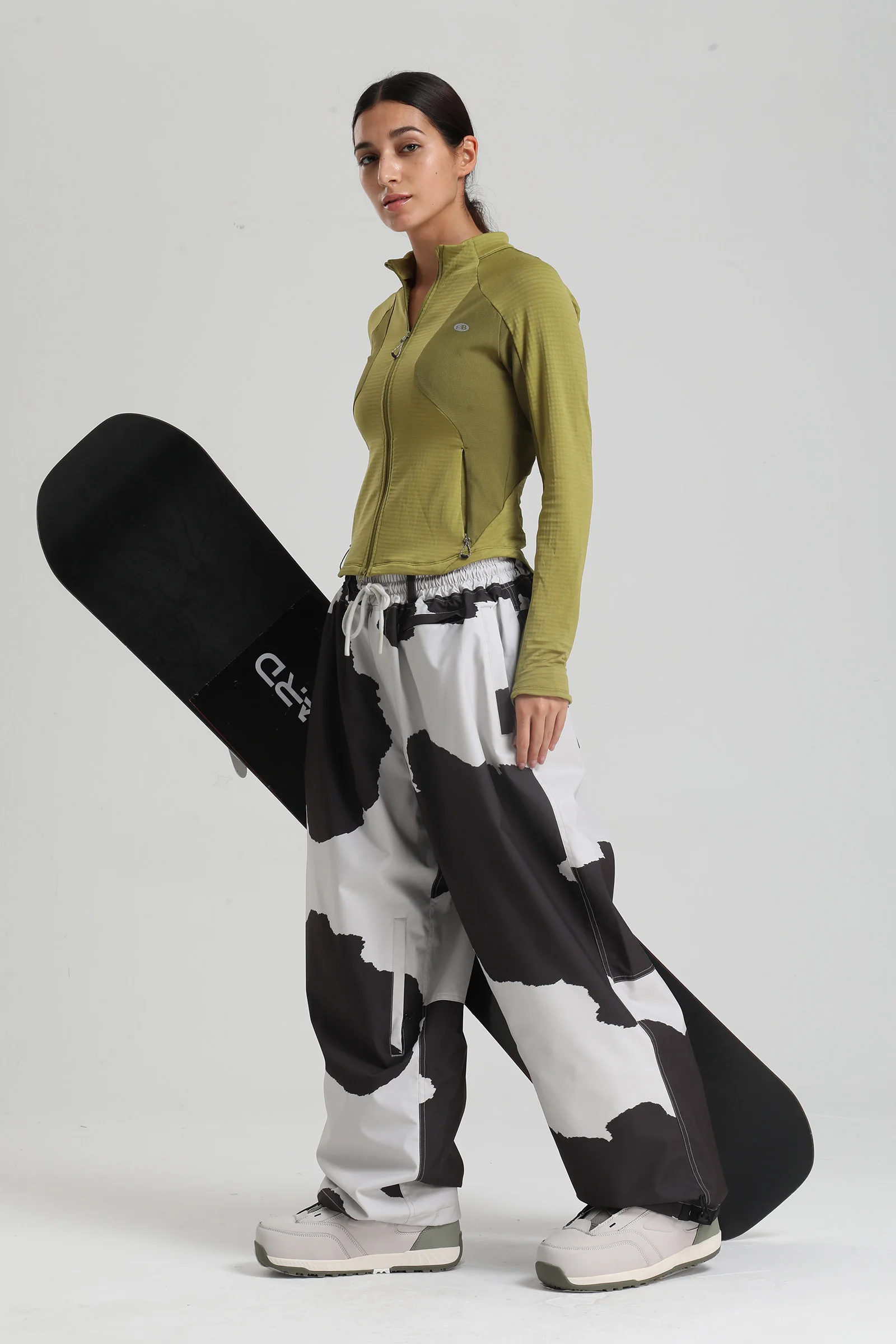 Gsou Snow 2025, Unisex-Cargohose mit lockerer Passform – wasserdichte, winddichte Snowboardhose für Damen und Herren, Winter-Schneeausrüstung – Detail 29