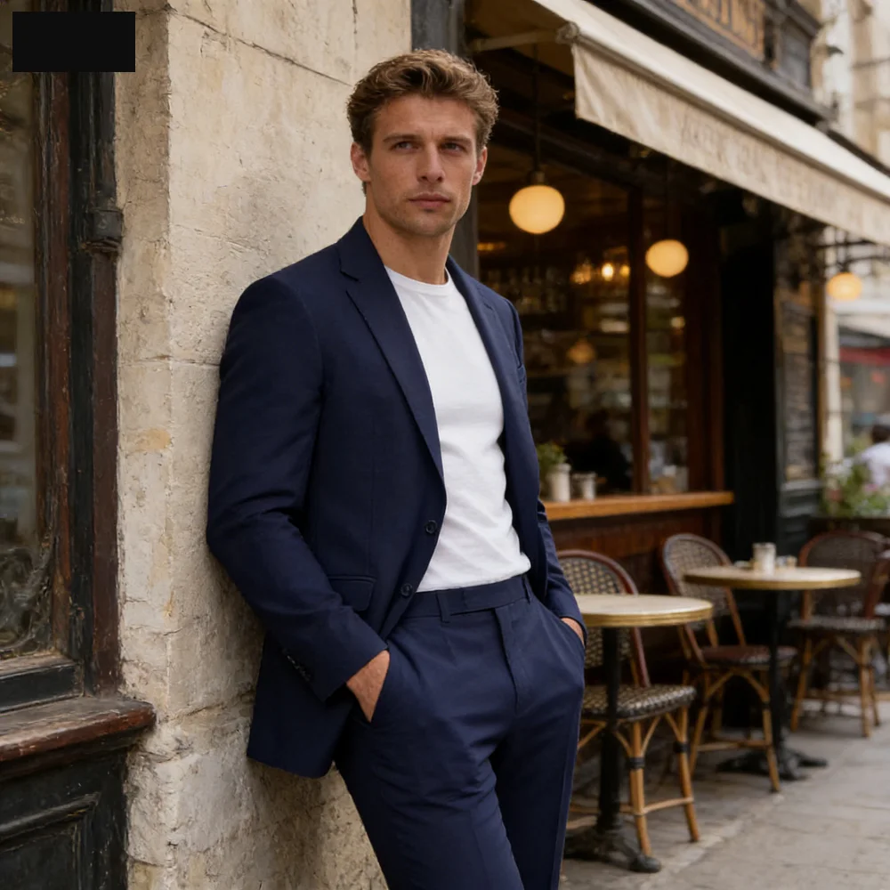 

Slim Pink Men's Two-Piece Suit Summer Fashion Notch Lapel Single-Breasted Business Casual Wedding Outfit with Jacket And Pants