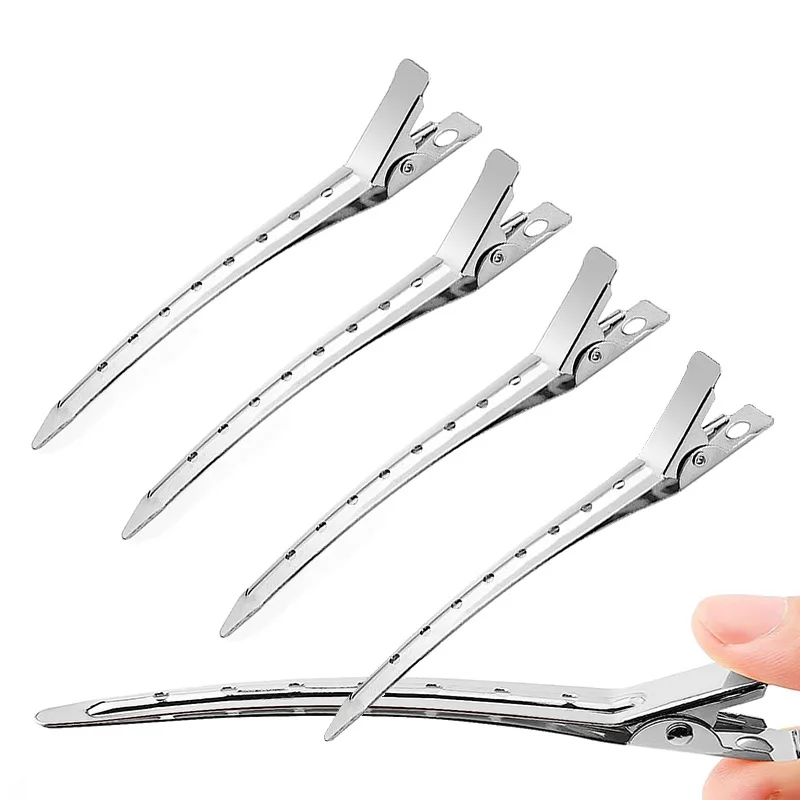 Pinzas esponjosas de raíz de pelo, accesorios para el cabello, pinzas de corte de pelo de barbero, herramientas de peinado DIY, 50 piezas