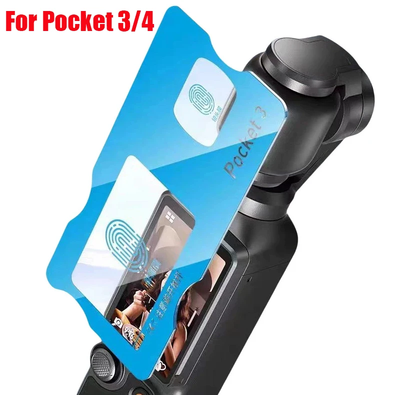 HD Tempered Film Screen Protector For DJI Pocket 3 4 Lens Protective Glass Easy Install Dustproof Pocket 4 3 Camera Accessories