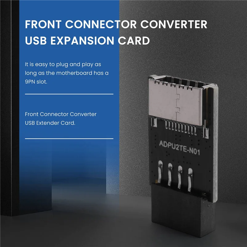 placa-mae-usb20-9pin-para-type-c-a-key-conector-frontal-conversor-usb32-type-e-interface-cabecalho-adaptador-extensor-cartao