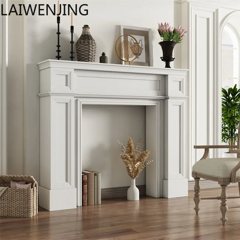 

HLZ solid wood retro pastoral homestay decorative cabinet simple storage shelf