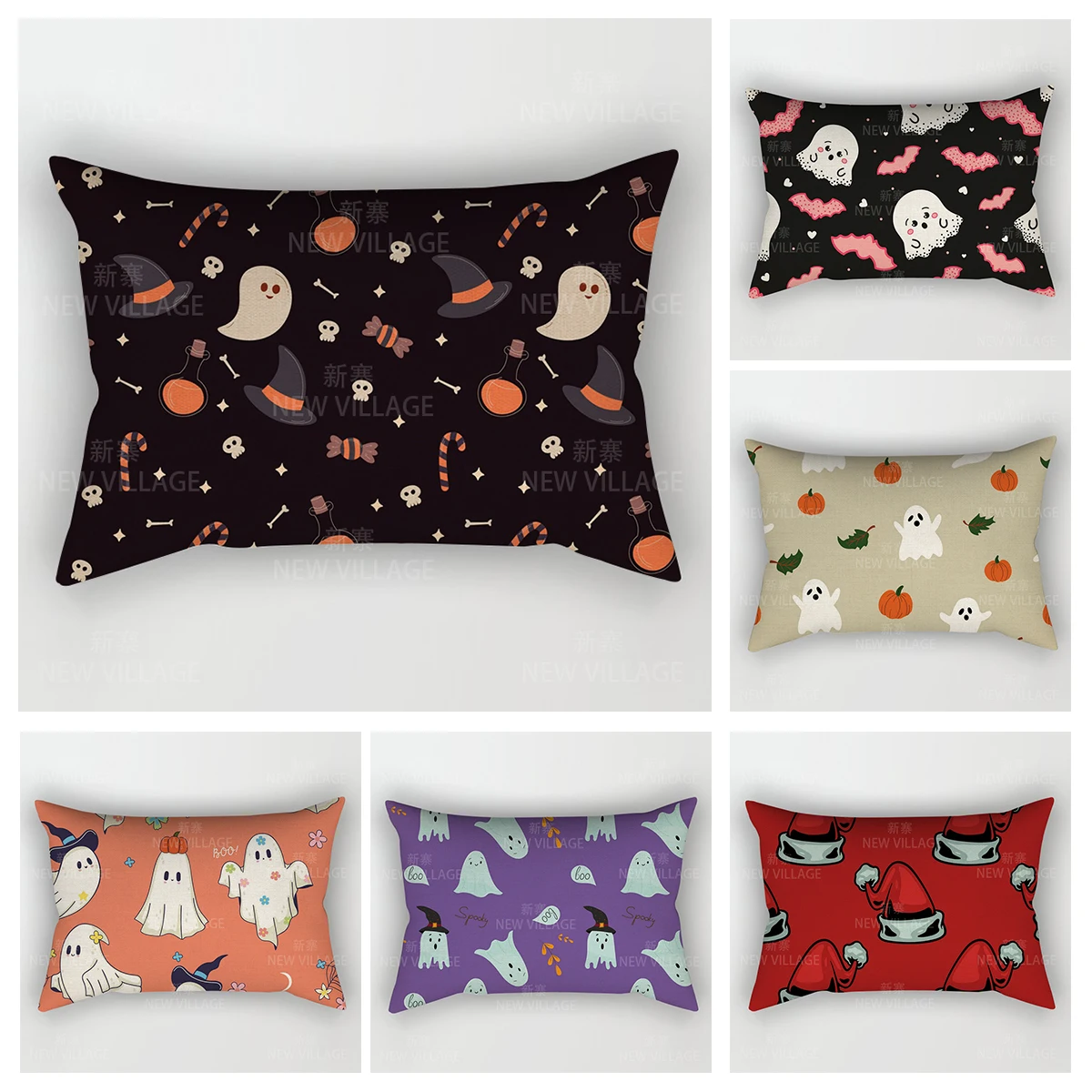 

Decorative Cushion Home Living Room Decor Throw Pillow Cover 48*74 30x50cm 40x60cm 50x70cm bedroom bed Halloween Pumpkin funny