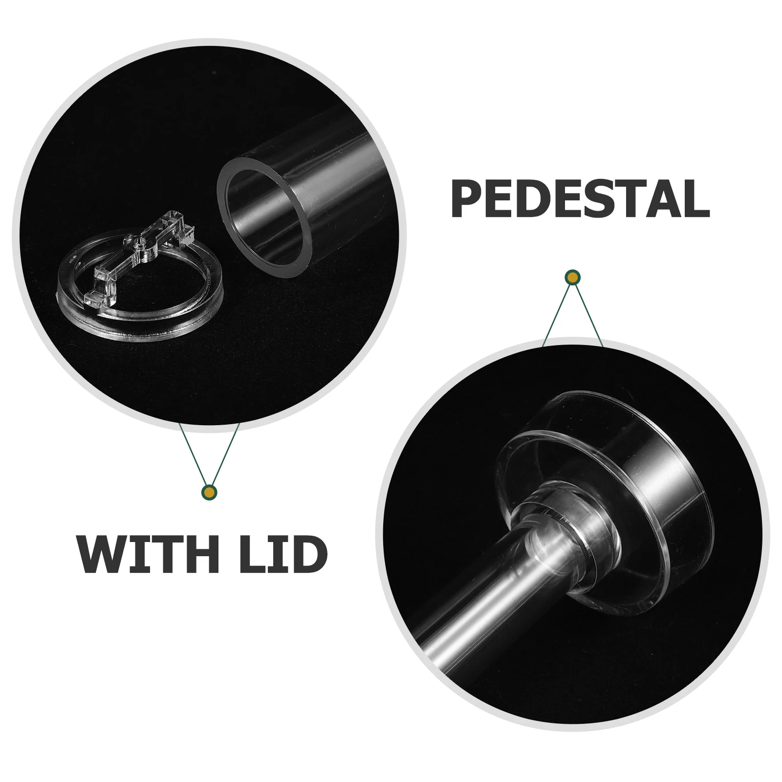 

2pcs Mold Tapered Rod Design Plastic Diy Making Mould For Handicraft Durable Home Crafting Tool Accessory