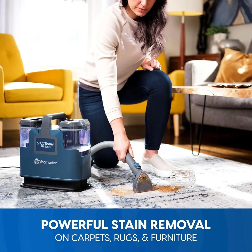 Portable Carpet & Upholstery Spot Cleaner Machine, 15Kpa Power Suction with Versatile Tools for Pets, Area Rugs and Couches