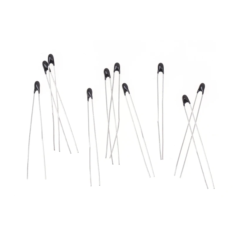 10Pcs Thermistor B3435 NTC-MF52-103F 10K Ohm 1% Temperature Sensor Thermal Resistor NTC Thermistor