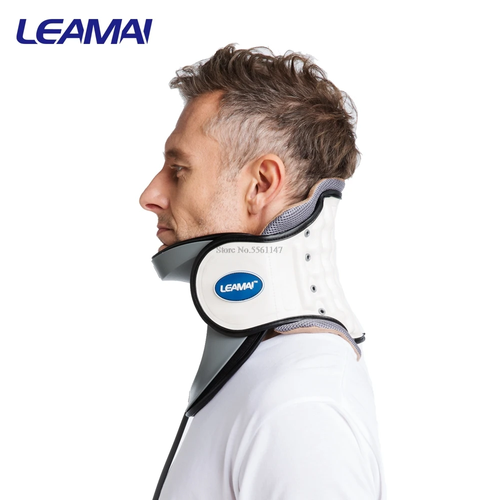Neck Cervical Traction Device Neck Correction Repair Collar Adjustable Inflatable Cervical Spine Neck Traction Stretcher