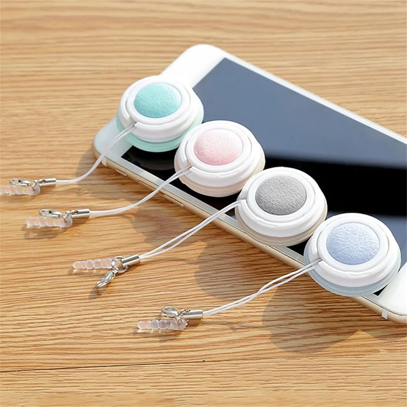 Fingerprint Eraser Balls,Fingerprint Eraser For Screens,Touch Screen Cleaner Balls, Portable Fingerprint Proof Cleaner