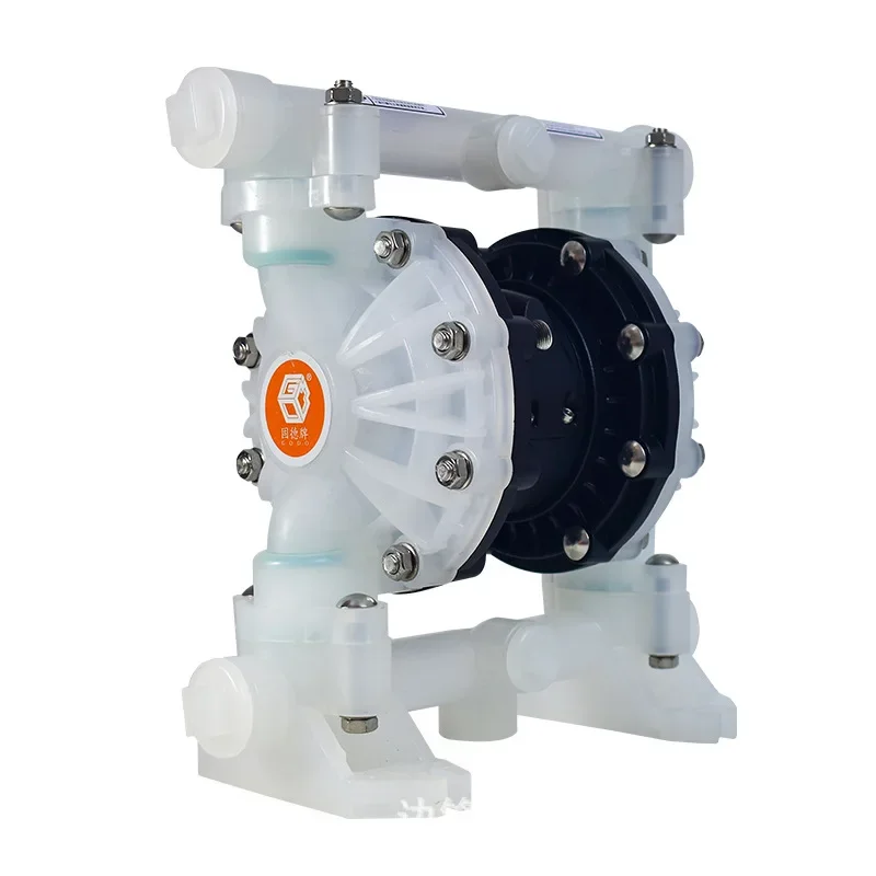 Third Generation Pneumatic Diaphragm Pump QBY3-25STFS Plastic Chemical Pump Acid and Alkali Diaphragm Pump