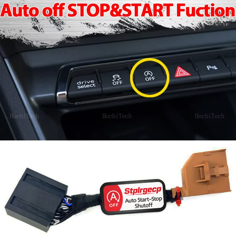 For Audi A1 A3 A4 A5 A6 A7 A8 TT TTS Q2 Q3 Q5 Q7 Q8 RS C7 C9 Smart Off Switch Harness Plug Play Auto Start Stop Delete Cable