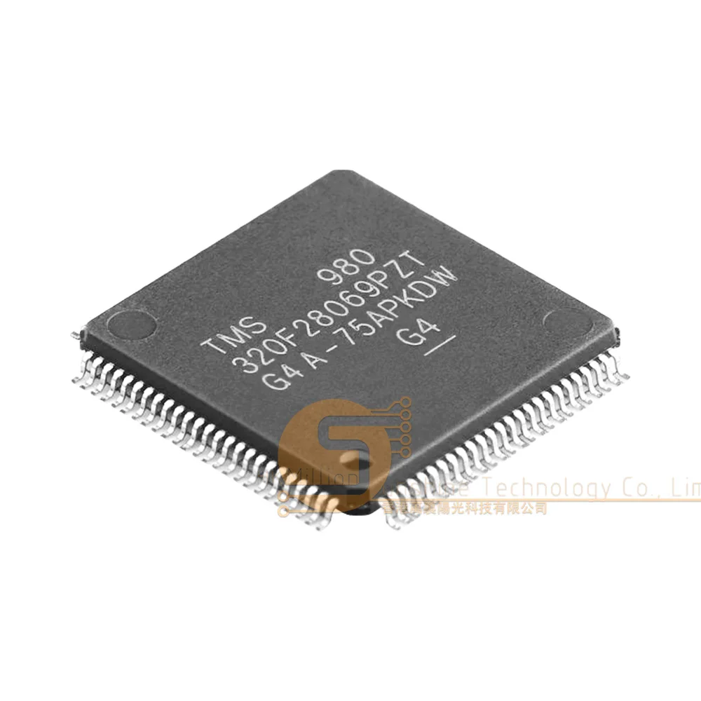 1pc TMS320F28069PZT LQFP-100(14x14) (MCU/MPU/SOC) 90MHz 32 Bit TMS320F28069