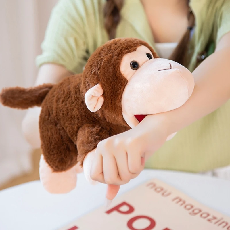 Kinderen pluche handpop dierenpop jongens meisje rollenspel activiteit verhaaltje voor het slapengaan rekwisieten jungle