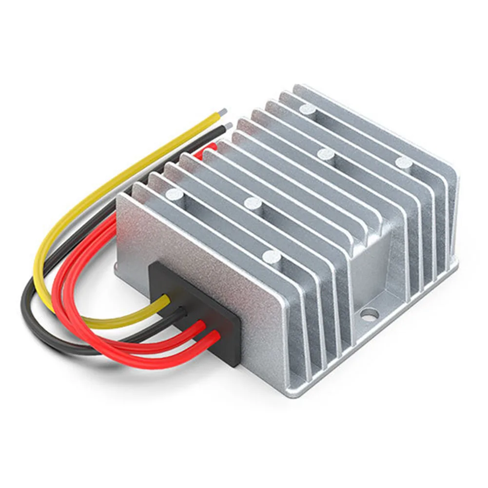 Para condições de mau tempo AC-DC conversor 5a fonte de alimentação 74*74*32mm material de embalagem eficiência de conversão de metal 95