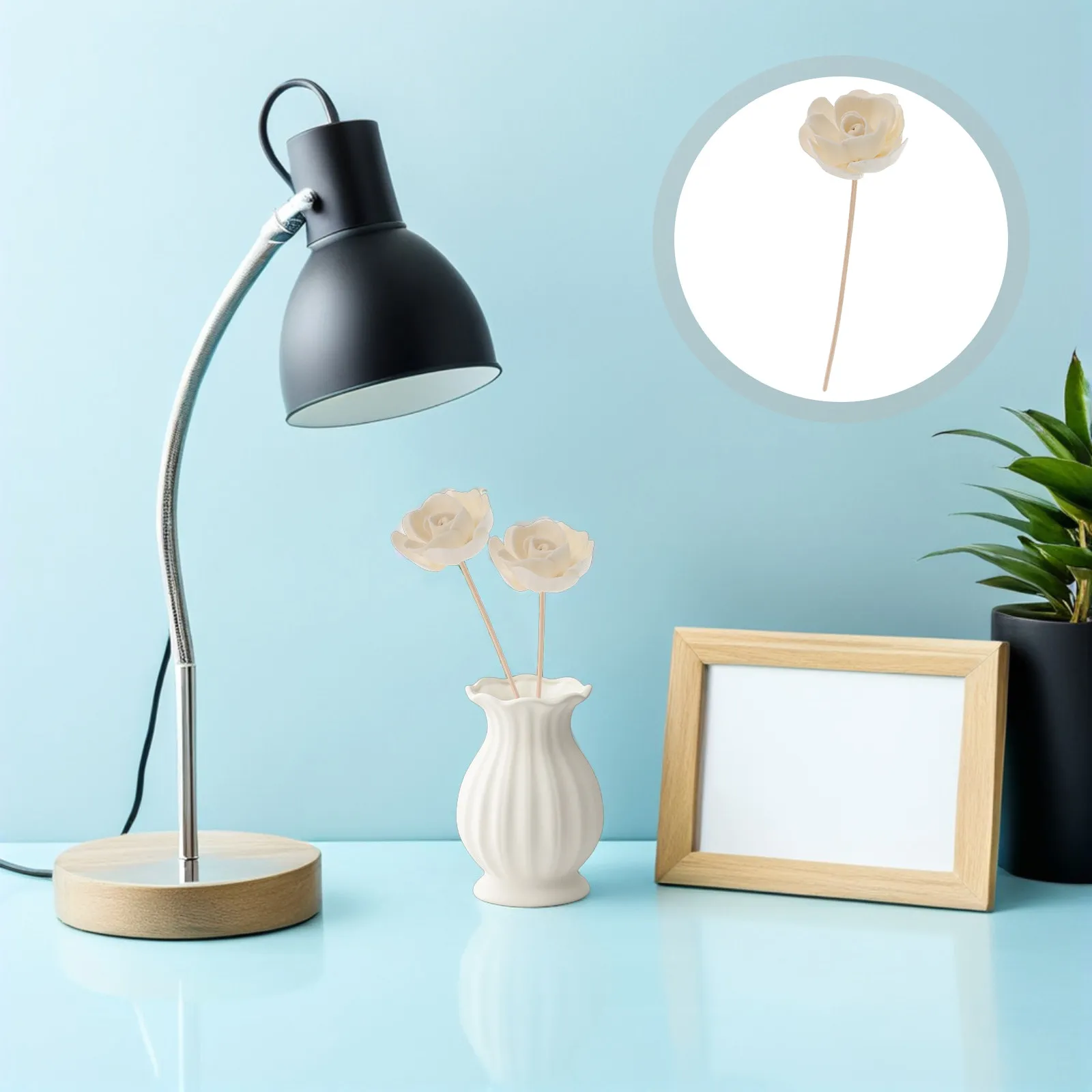 

10 шт. Декоративные сменные тростниковые палочки для аромадиффузора с ароматом искусственных цветов, для дома, офиса, спа-салона